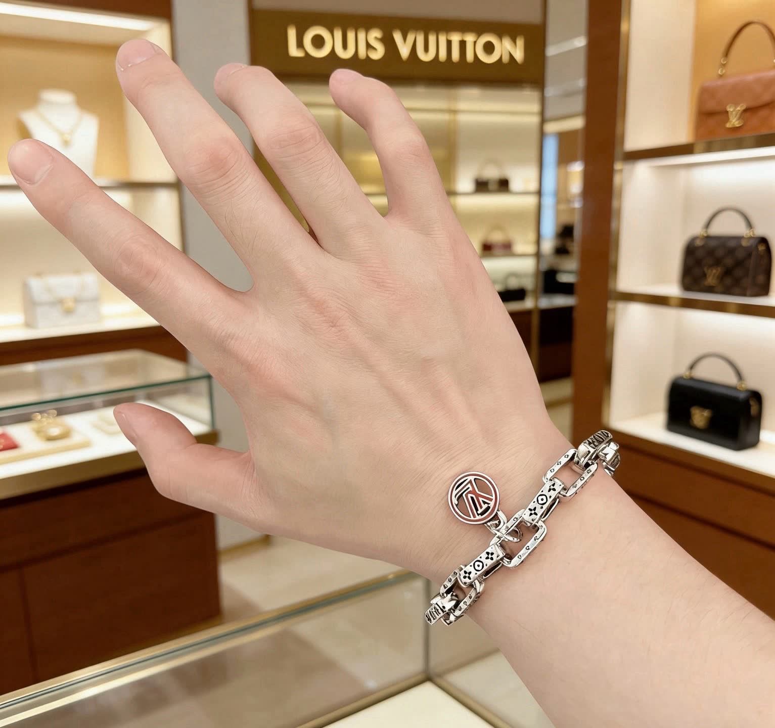 Louis Vuitton Silver Bracelet
